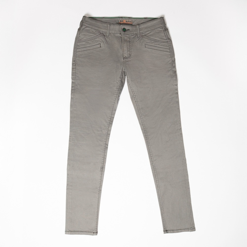 511 Tactical Women's Gray Pants Size 8 Long Straight Fit Utility